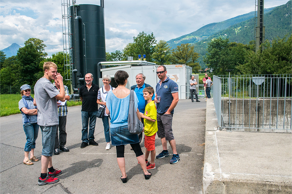 Besichtigung der Abwasserreinigung in Interlaken